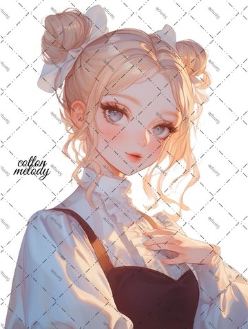 original sticker no.1894 人物貼紙 原創貼紙 原創人物貼紙 裝飾貼紙 cotton melody