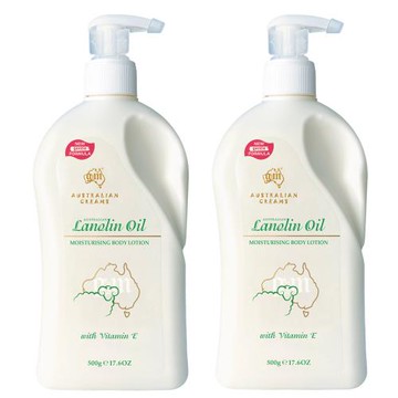 澳洲GM 綿羊油滋潤綿羊霜含維他命E 500g/瓶(家庭號 ) 2入組