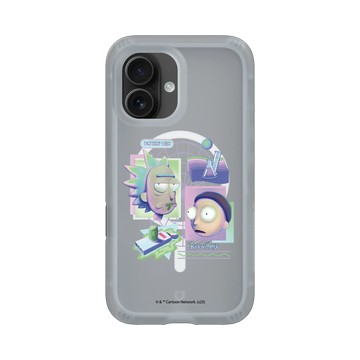 iPhone 16 AirX 流變灰 - 瑞克和莫蒂 Rick and Morty - 3D版