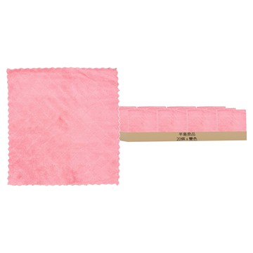 半島良品 珊瑚絨抹布 雙色  25 x 25cm  20條