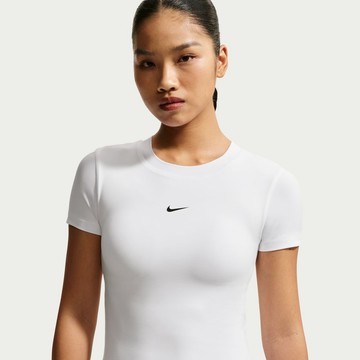 NIKE AS W NK1 DF SS PAD BRA TOP 女訓練短袖 白-IV4971100