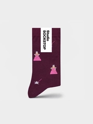 The Wizard of Oz Good Witch Glinda Socks [PURPLE]