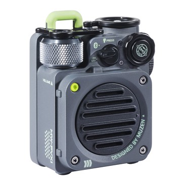 MUZEN Wild Mini 戶外越野防水藍牙喇叭-冷灰色 _廠商直送