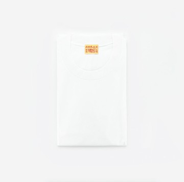 【利工民】秋蟬－厚笠元領白色短袖Tee