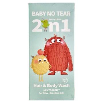 Hallmark 怪獸2合1 洗髮沐浴溫和呵護泡泡露 艾草蘋果  600ml  1瓶