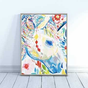 獨角獸 創意數字油畫 【銷售排行榜 】