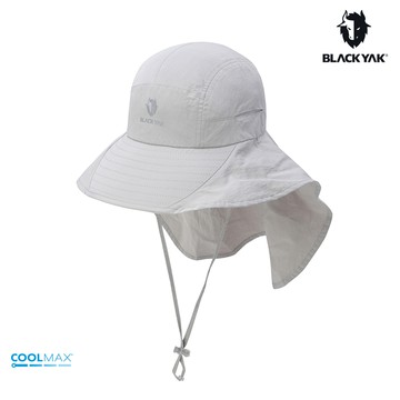 【BLACKYAK】女 寬帽簷遮陽帽(灰色)-透氣 遮陽帽 圓盤帽 漁夫帽 登山健行帽|BYEB1WAF01