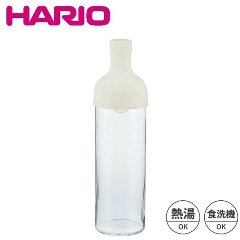 激安通販ショッピング HARIO ハリオ 冷水筒 フィルターインボトル 水出し 耐熱ガラス製 スモーキーピンク 750ml 日本製 熱湯 食洗機対応  1個 discoversvg.com