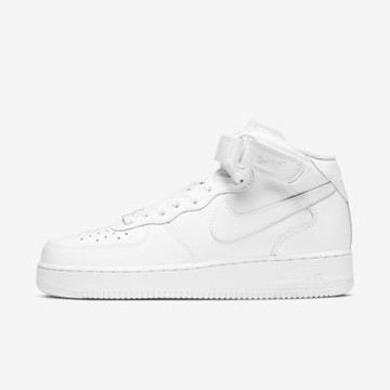 Nike 耐吉 Air Force 1 Mid 07 [CW2289-111] 男 運動休閒鞋 AF1 中筒 經典 全白