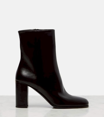 Prada 85 leather ankle boots
