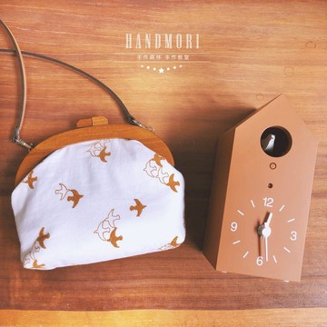 手作森林 品牌原寸紙型-影音教學 木頭口金 木口金包