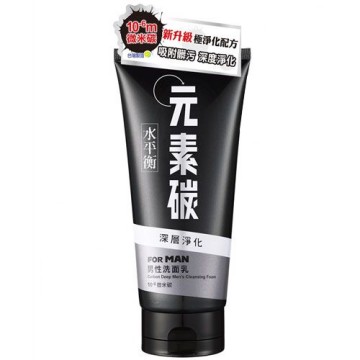 元素碳男性洗面乳-深層淨化
