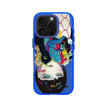 iPhone 16 Pro Clear 激光藍 - MITSUME - Ghost charm
