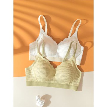 陽離子科技面料冷感速干舒適內衣夏季薄款小胸文胸視覺顯大