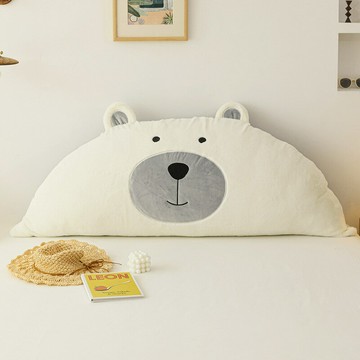 『百貨屋二號』可愛床上靠墊床頭大靠背榻榻米兒童公主ins毛絨靠枕臥室抱枕卡通