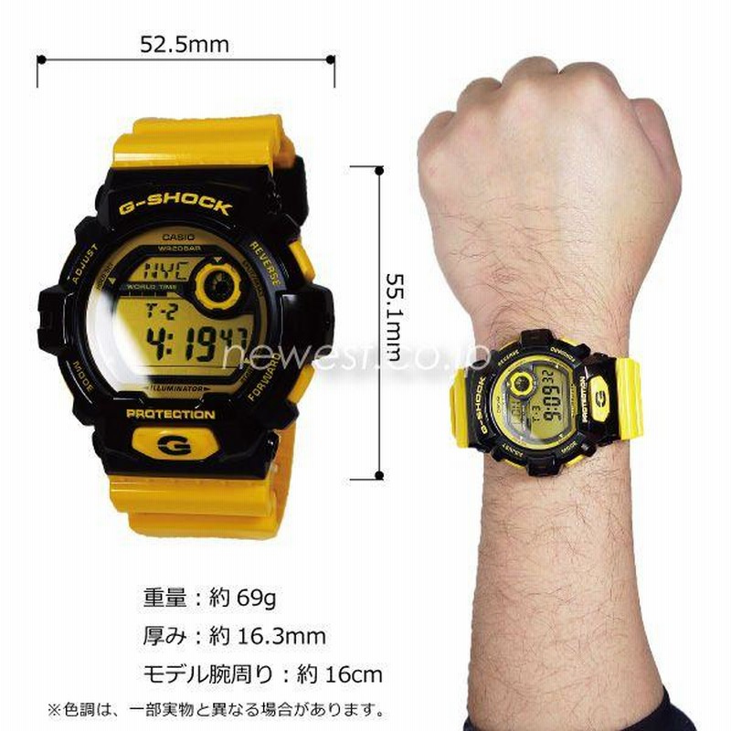 CASIO カシオ G-SHOCK Gショック Crazy Colors クレイジーカラーカラーズ G-8900SC-1Y ブラック/イエロ外モデル  腕時計 | LINEショッピング