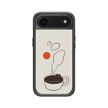 iPhone Air Mod NX -邊框背蓋組合 (相機按鈕) 黑 - ilovedoodle (Lim Heng Swee) - Coffee Cat: 窩最溫暖
