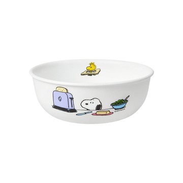 【美國康寧 CORELLE】SNOOPY史努比 473ml韓式湯碗-陽光早午餐
