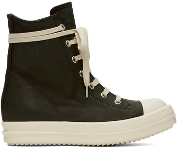 Rick Owens 绿色 Porterville 高帮运动鞋