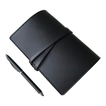 A6手帳本殼  黑色  1個