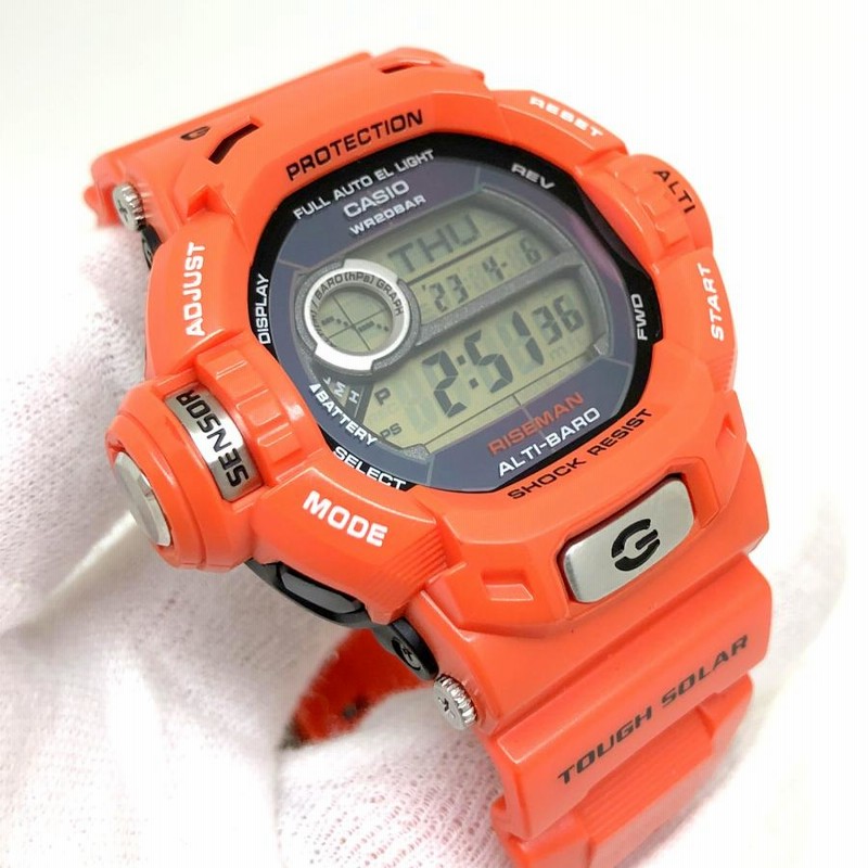 G-SHOCK ジーショック CASIO カシオ 腕時計 G-9200R メンインレスキューオレンジ RISEMAN ライズマン タフソーラー  【ITKIU6OA02RC】 | LINEショッピング