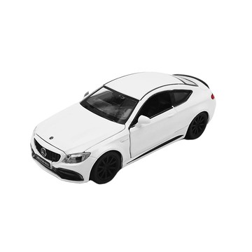 預購【遊戲家】賓士 M-Benz C63S AMG Coupe 金屬模型車 - 白色