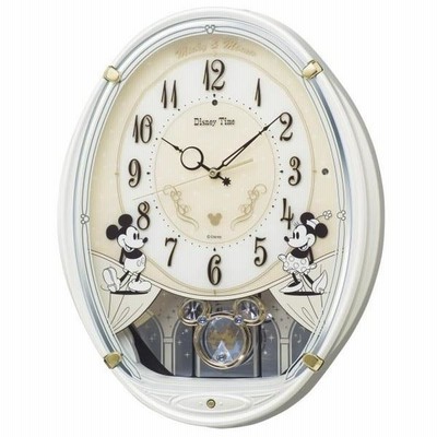 SEIKO セイコー 掛け時計 ミッキーマウス  電波 アナログ  ミッキー Disney (ディズニー) 白パール FW579W【お取り寄せ】