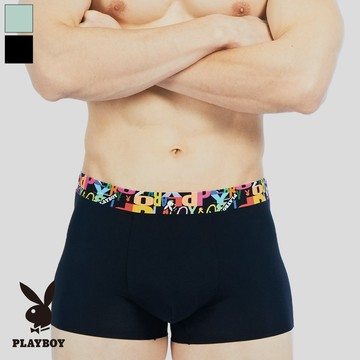 【PLAYBOY】莫代爾素面時尚無痕平口褲-SPB206