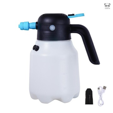 電動洗車專用泡沫噴壺 1.8L泡沫噴霧兩用壺 充電氣壓式噴水壺 噴霧澆花園藝噴壺         【內置7.4V，200