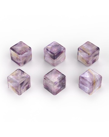 Amethyst Cubes, Set of 6