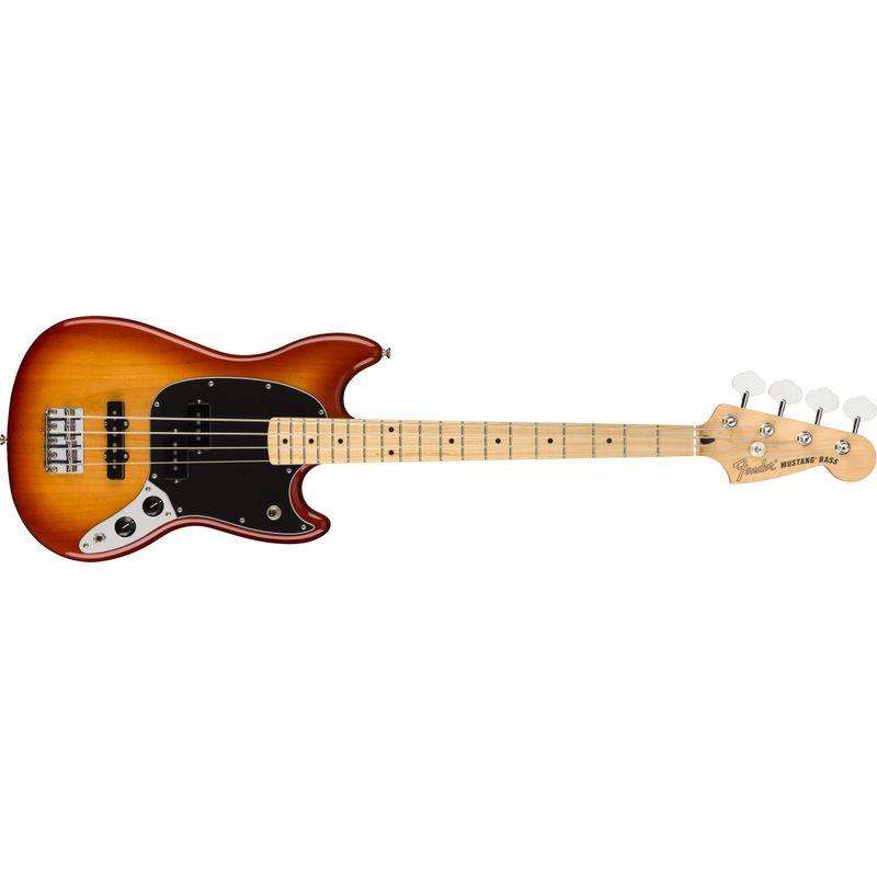 Fender エレキベース Player Mustang Bass PJ, Maple Fingerboard, Sienna Sunbu