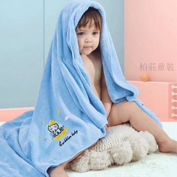 🍭秋冬新品🍭寶寶浴巾秋冬新生嬰幼兒超軟吸水不掉毛兒童洗澡大毛巾 可包裹浴袍  浴巾 浴巾 臺灣製 吸水 快乾 兒童浴巾