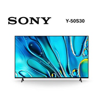 SONY索尼 Y-50S30 50型 BRAVIA 3 4K HDR智慧電視 50S30 全新公司貨 保固二年 含基本桌放安裝