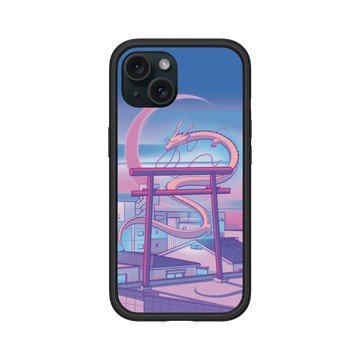 iPhone 15 Mod NX 黑 - Denise Rashidi (Surudenise) - Pastel Dragon 粉彩世界の龍