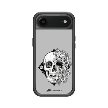 iPhone Air Mod NX -邊框背蓋組合 (相機按鈕) 黑 - Ted Leonid Melendres - Diamond Skull 鑽石骷顱