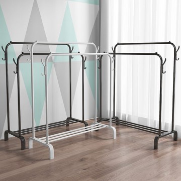 晾衣架落地家用臥室折疊晾衣架學生宿舍曬掛衣架陽臺置物簡易收納