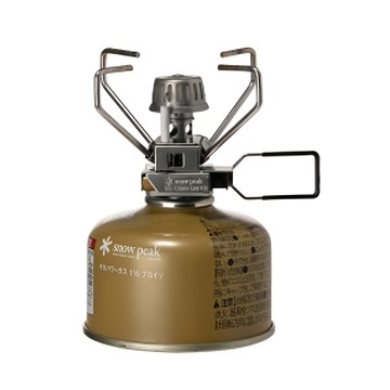 snow peak 雪諾必克 GP不鏽鋼自動點火小型瓦斯爐  106 x 67.5mm  GS-100AR2  1個