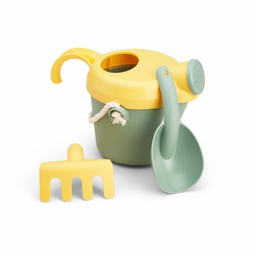 瑞典維京玩具 【瑞典 Viking toys】莫蘭迪色系-夏日沙灘玩沙組-澆水壺套裝 30-82045