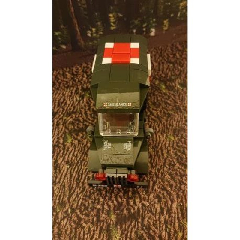 レゴ LEGO ブロック 互換 車 アメリカ ダッヂ WC54モデル 野戦救急車