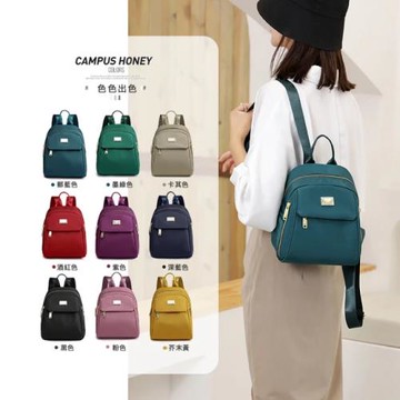 【Celia雪莉亞】韓系純色輕巧多層後背包