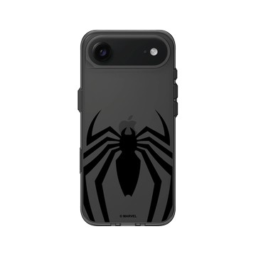 iPhone Air Clear (相機按鈕) 酷墨灰 - 迪士尼-漫威 Marvel - 蜘蛛人-黑色標誌