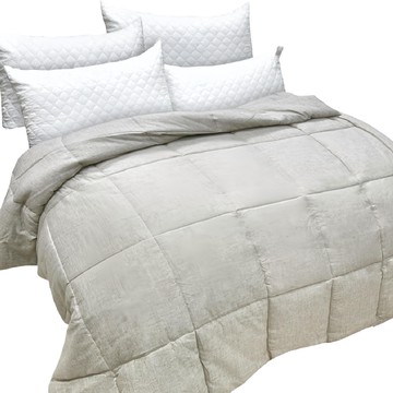 Victoria 大豆可水洗抑菌纖維被  210 x 180cm  灰色