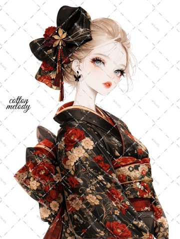 原創貼紙 no.8065 人物貼紙 原創貼紙 女孩貼紙 原創人物貼紙