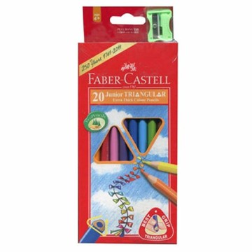 【史代新文具】輝柏FABER 16-116538-20 大三角彩色鉛筆 (20色/盒)