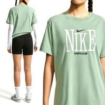 Nike As W Nsw Clsc Bf Oc Inconnect 女款 綠色 棉T T恤 短袖 IR7889-006