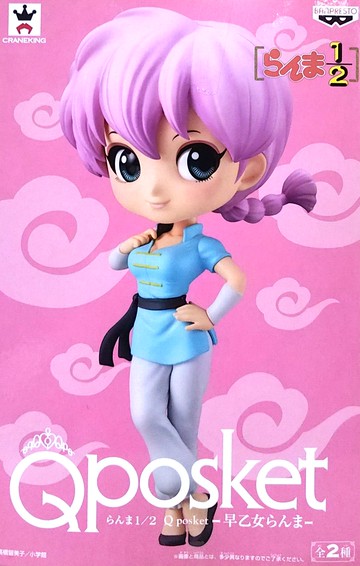 日版 Q posket 早乙女亂馬 亂馬 女 單售 B款 Qposket 公仔 女亂馬 約14公分高