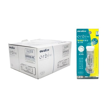歐文Oval 10入橡皮擦替換型修正帶(QDR-506)-透明