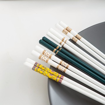 陶瓷筷子北歐輕奢家用酒店環保創意餐具禮品套餐防霉防滑耐高溫