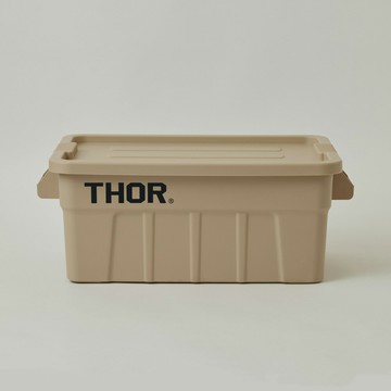 【全館滿額折】 THOR BOX 沙色 多功能層疊方形 收納箱 53L H5768【新竹皇家THOR53L-brown】