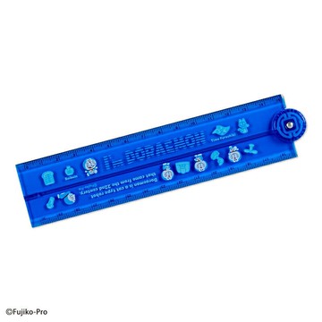 【震撼精品百貨】Doraemon 哆啦A夢 哆啦A夢 DORAEMON 摺疊尺-藍(30CM)#62700 震撼日式精品百貨